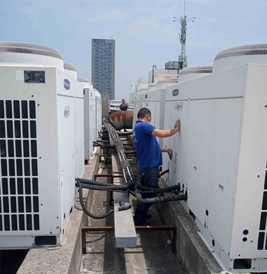 新密中央空调制热和不制冷系统维修方法